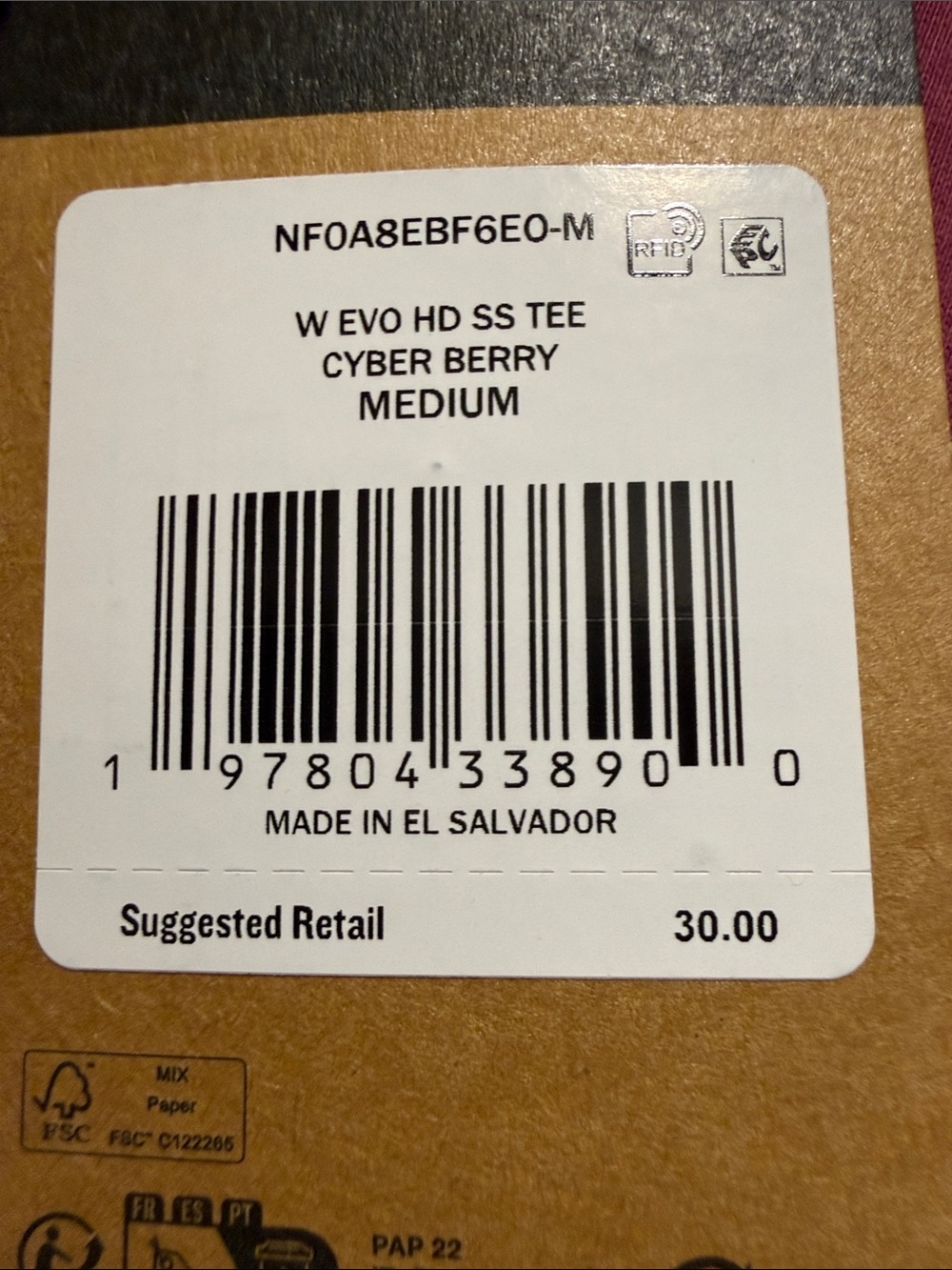 NWTThe North Face Women’s Short-Sleeve Logo T-Shirt - Picture 2 of 3